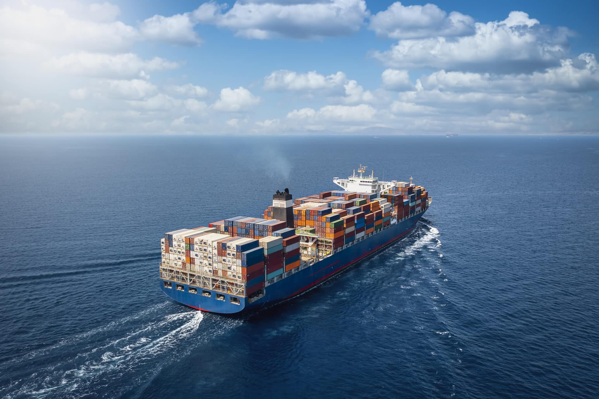 Søfragt med containerskib